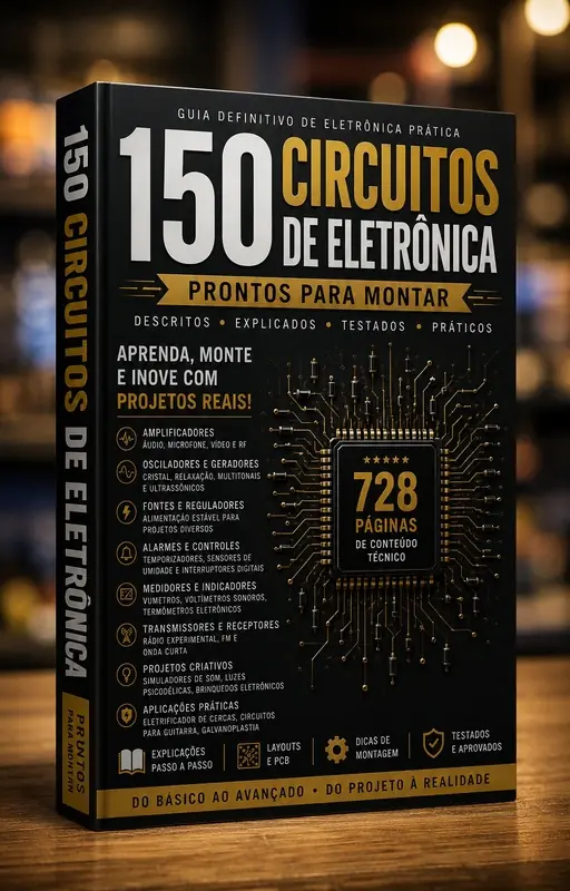 150 Circuitos de Eletrônica - Capa do e-book