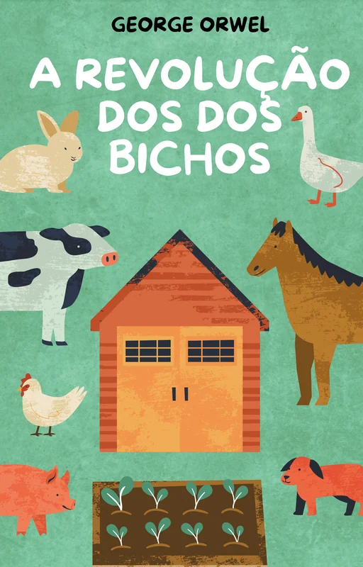 A Revolução dos Bichos de George Orwell - Capa do e-book