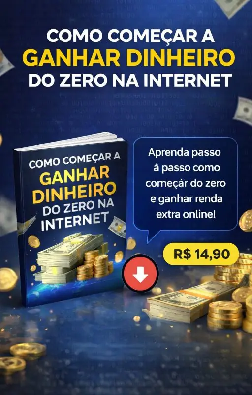 Guia Simples de renda extra online - Capa do e-book