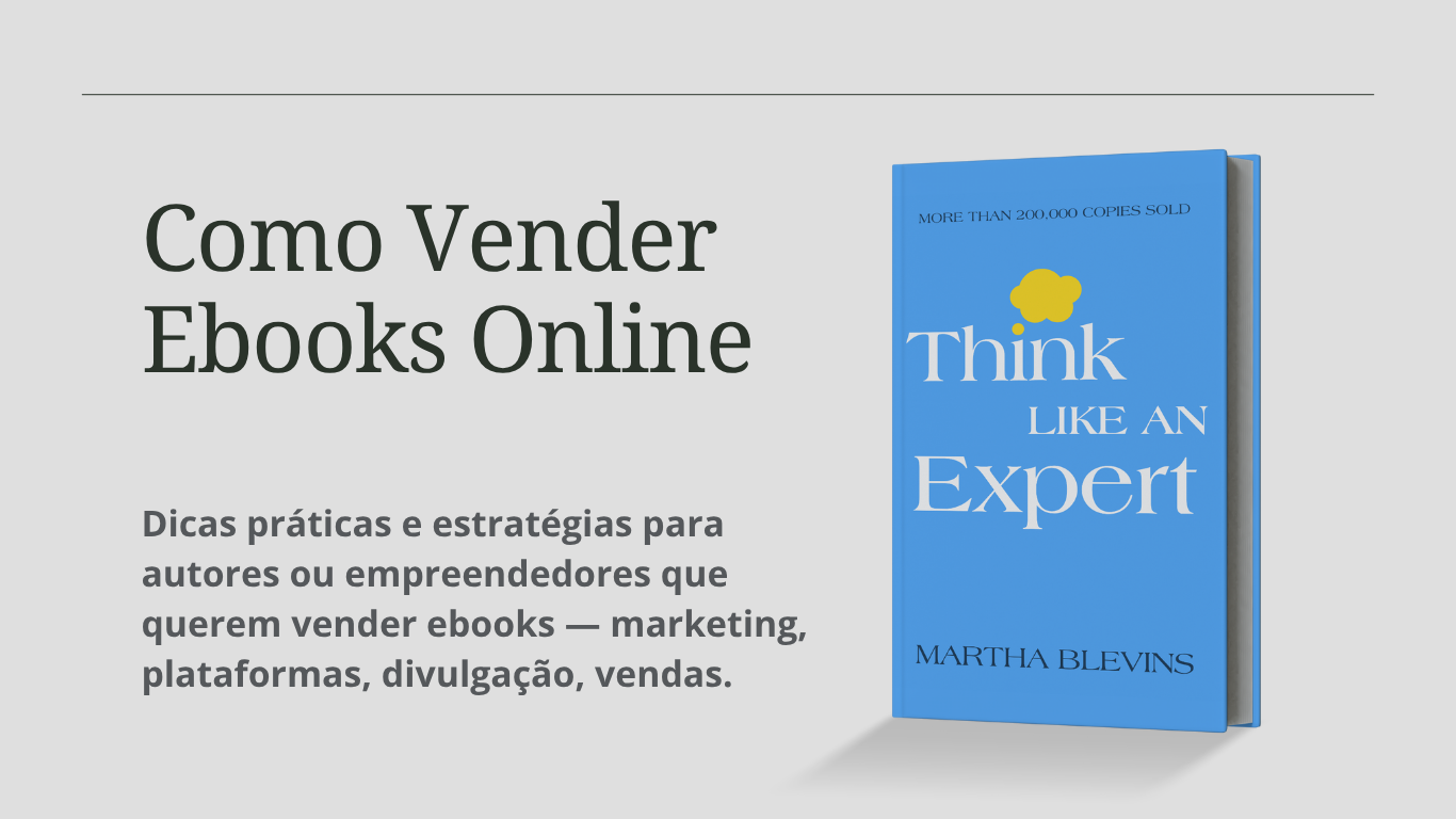 Como Vender Ebooks Online